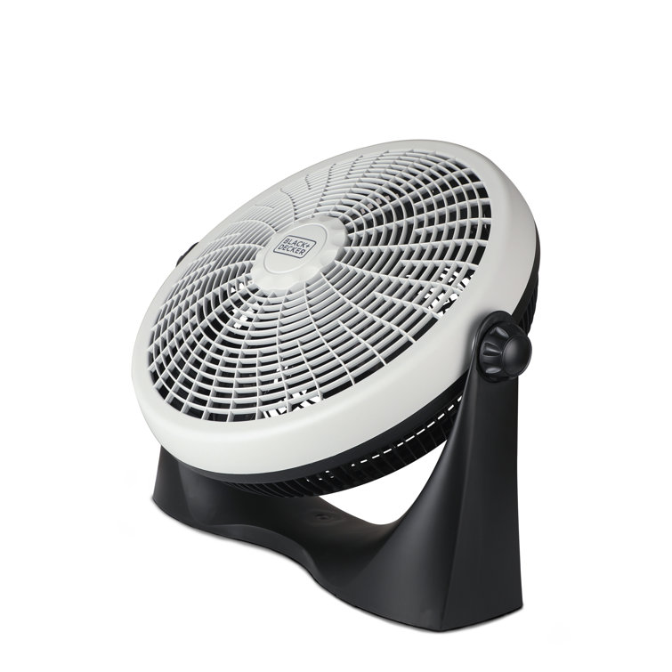 Black Decker Black decker 16 Inch High Velocity Floor Fan Black